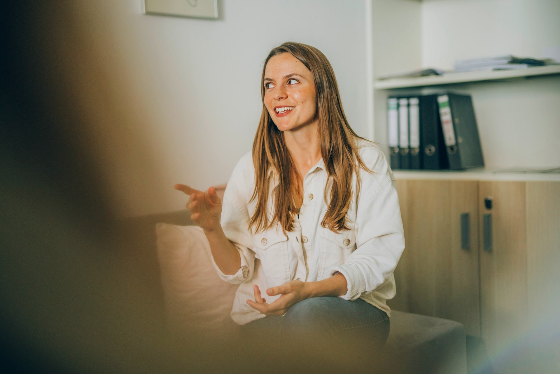 Gesprächssituation in einem Büro